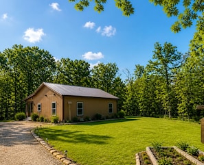 Exterior - Deep Woods Cabin-2BD/1BA/Grill/Firepit/Private Forest/Pet Friendly-4PP (Barnett)