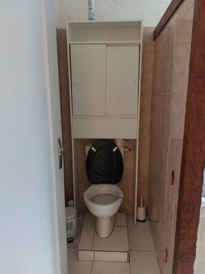 シャワー、トイレットペーパー