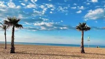 Vlak bij het strand