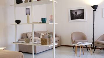 Superior Suite, Patio, Garden View | Down duvets, memory-foam beds, free WiFi, bed sheets