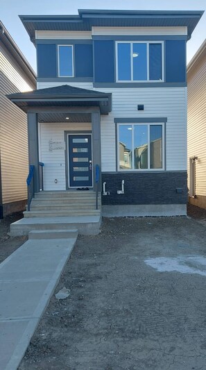 House, 2 Bedrooms, Fireplace | Exterior detail - The Blessed Family Home-2bed Rooms 2washrooms (Edmonton)