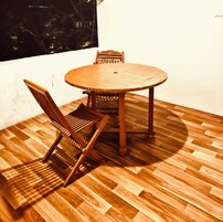 Quarto casal família | Opções para refeição ao ar livre