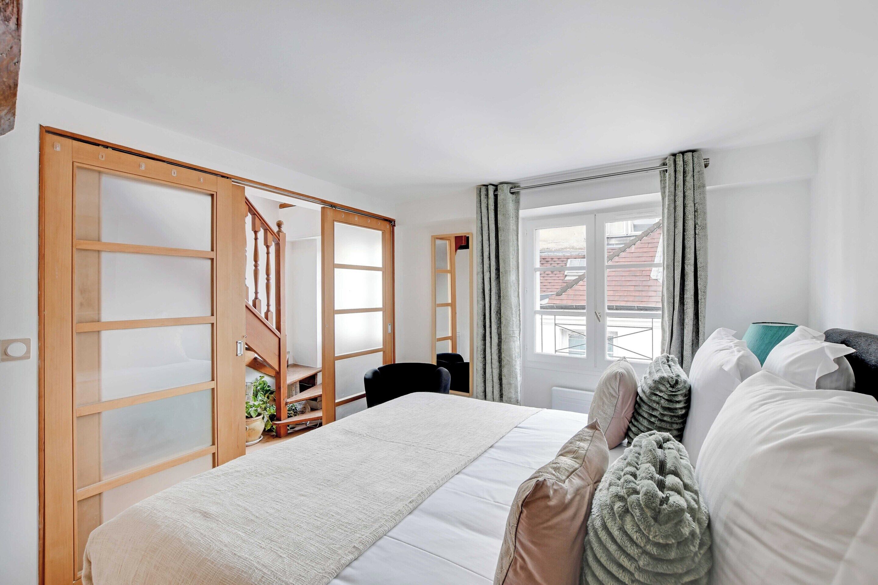 Apartamento | 1 quarto, espaço de trabalho para notebook