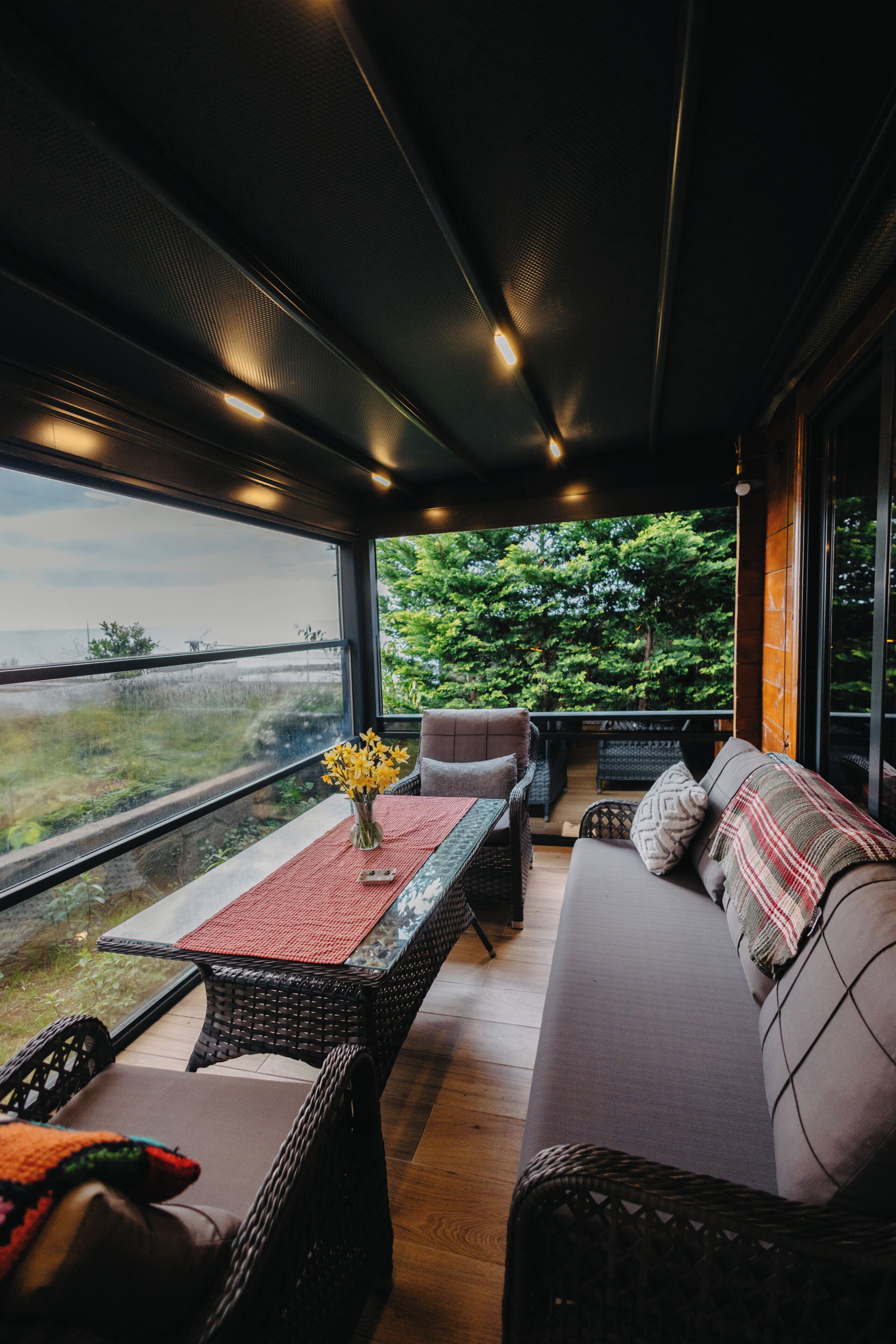 Deluxe-Villa, Gartenblick | Wohnbereich