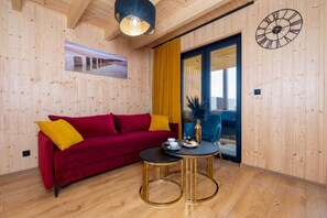 House | Living room - Comfortable Holiday Homes, Pool, Sauna, Jacuzzi (Darlowo)