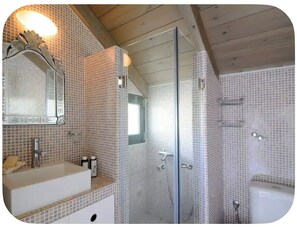 Bathroom - Grape House - 2 bedrooms villa with private pool - Eglina,Argostoli (Argostoli)