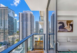 Condo, Balcony, City View | Property grounds - Brand-New Luxury 1BR  - Rooftop pool (Miami)