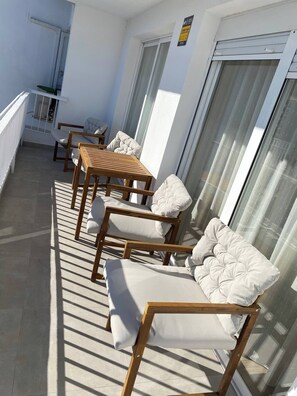 Apartment, 2 Schlafzimmer, Balkon, Meerblick | Balkon