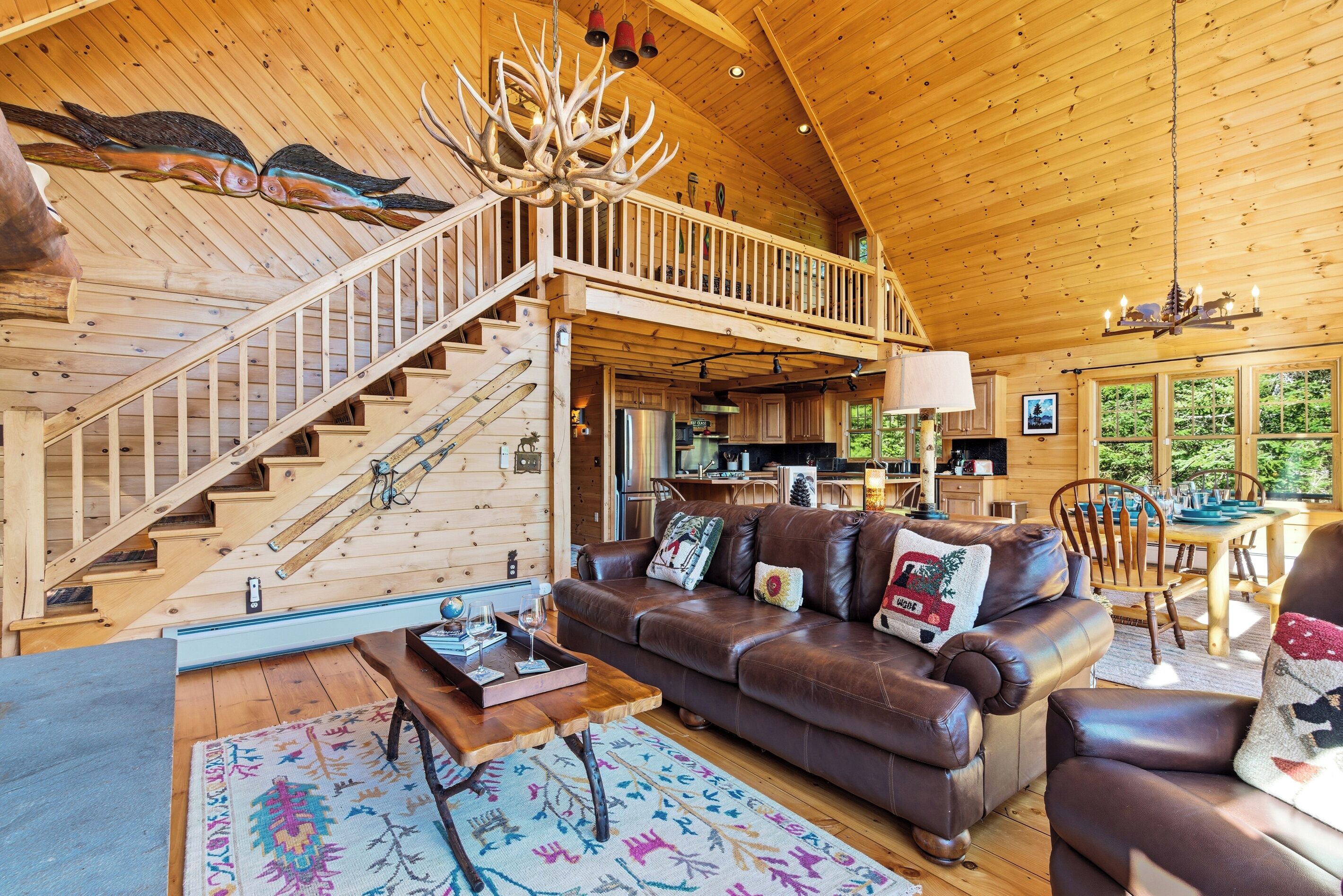 Smart TV, fireplace, foosball, table tennis