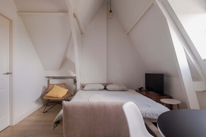 One Bedroom Apartment with Sloped Ceiling