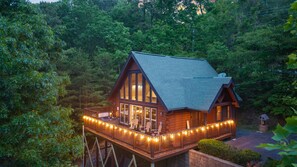 Exterior - Smoky Honeymoon Cabin with Sauna, Hot Tub & Cinema (Sevierville)