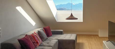 Smart TV, books, music library, stereo