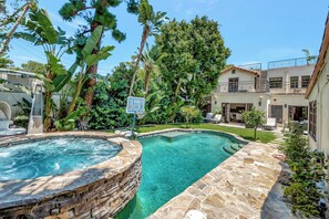 Pool - Beautiful Modern Spanish/Mediterranean Spaulding Square Hollywood Home (Los Angeles)