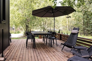 Chalet, 3 Bedrooms, Patio | Outdoor dining