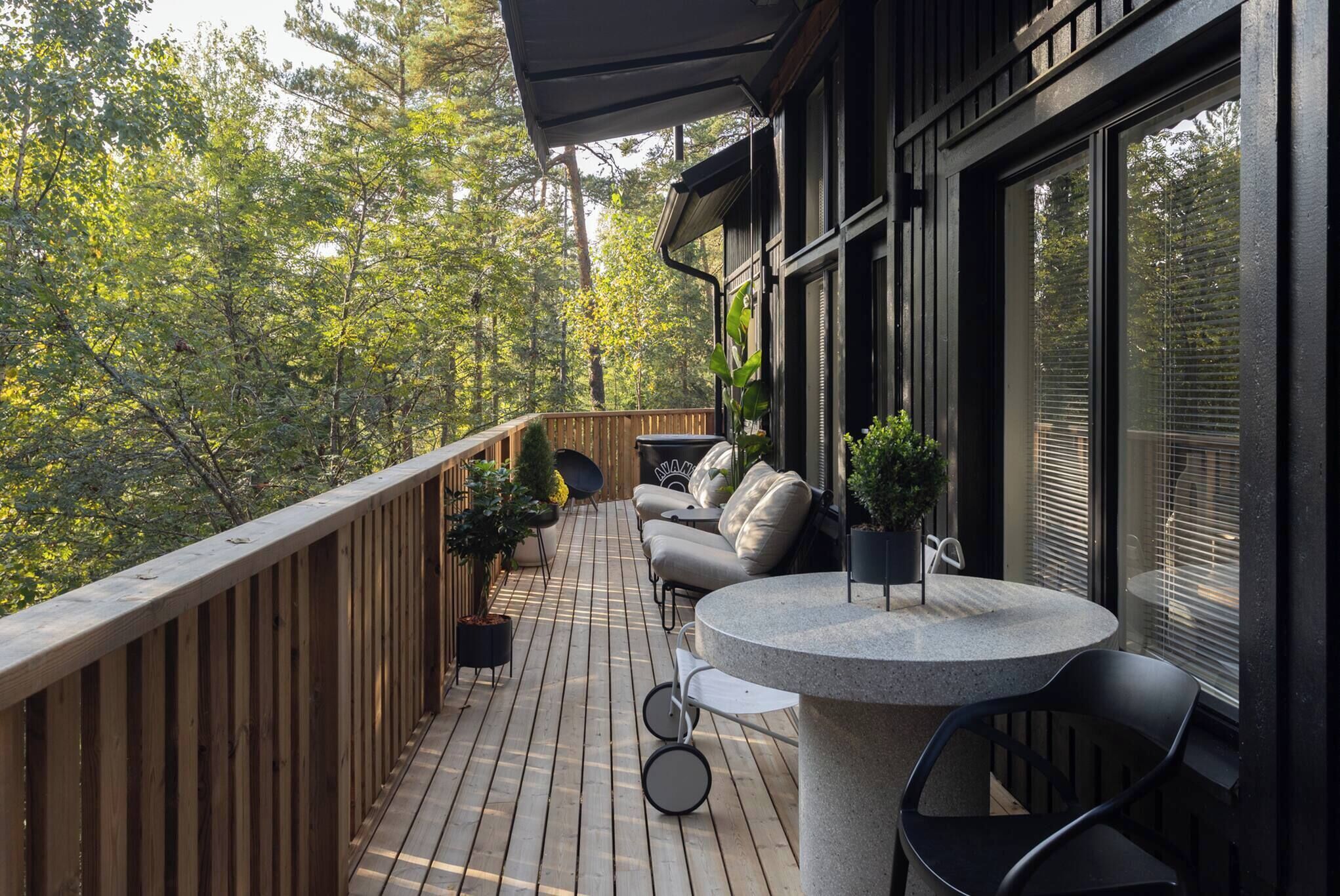 Chalet, 3 chambres, patio | Enceinte de l’hébergement