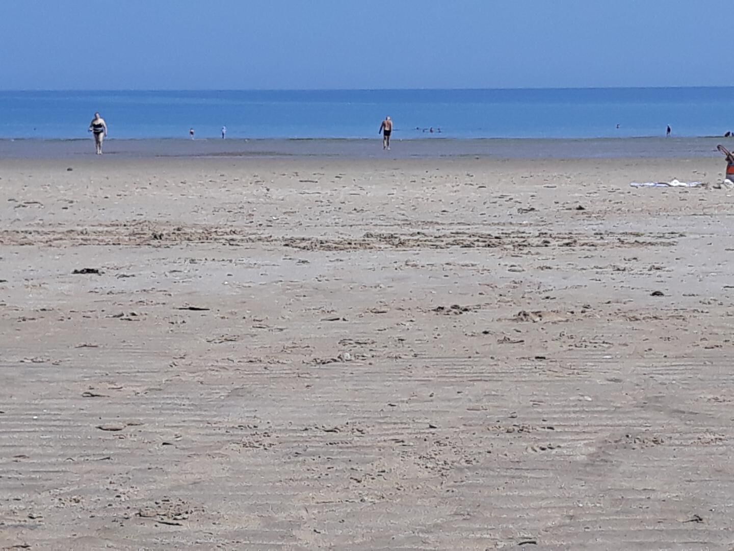 On the beach