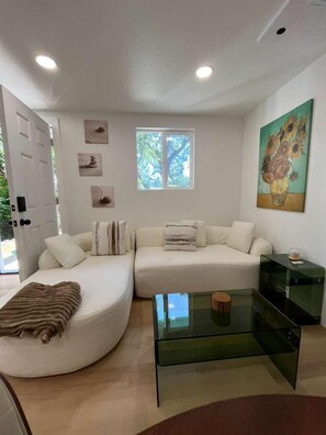 TV, offices - Charming 1BR w/ Hot Tub & Fire Pit in Novato (Novato)