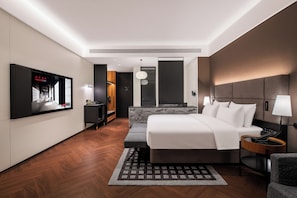 Chambre simple Premier, vue sur la mer | Literie de qualité, articles de minibar gratuits, bureau