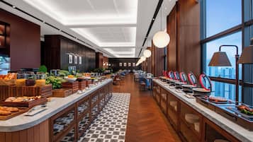 Daily buffet breakfast for a fee