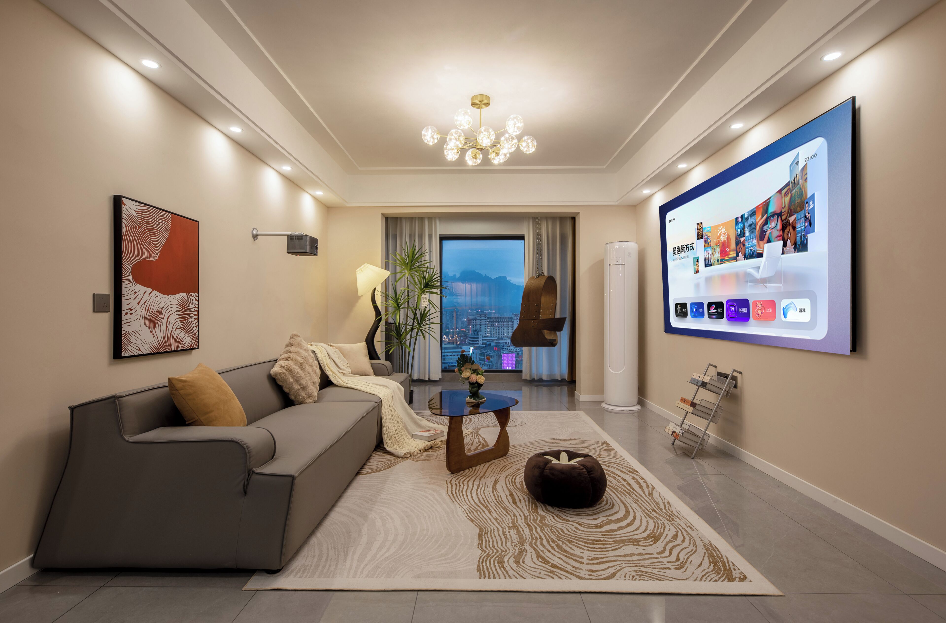 Comfort Apartment, 3 Bedrooms, Kitchen, Mountain View | Living area