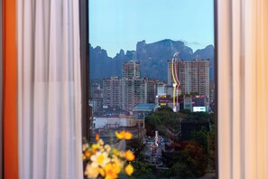 Vista a la montaña