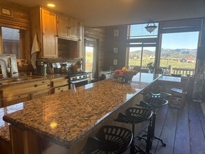 Private kitchen - Park City Log Home with Amazing Ski Resort Views (Park City)