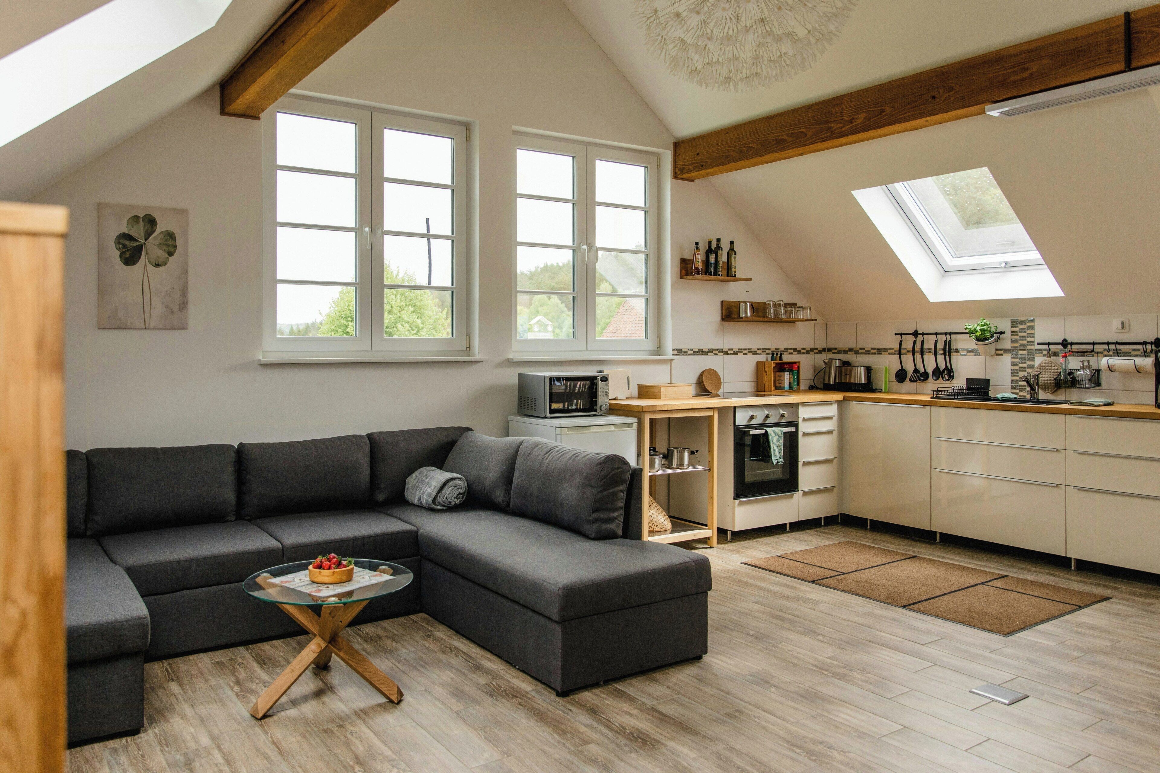 Fernseher, Kamin