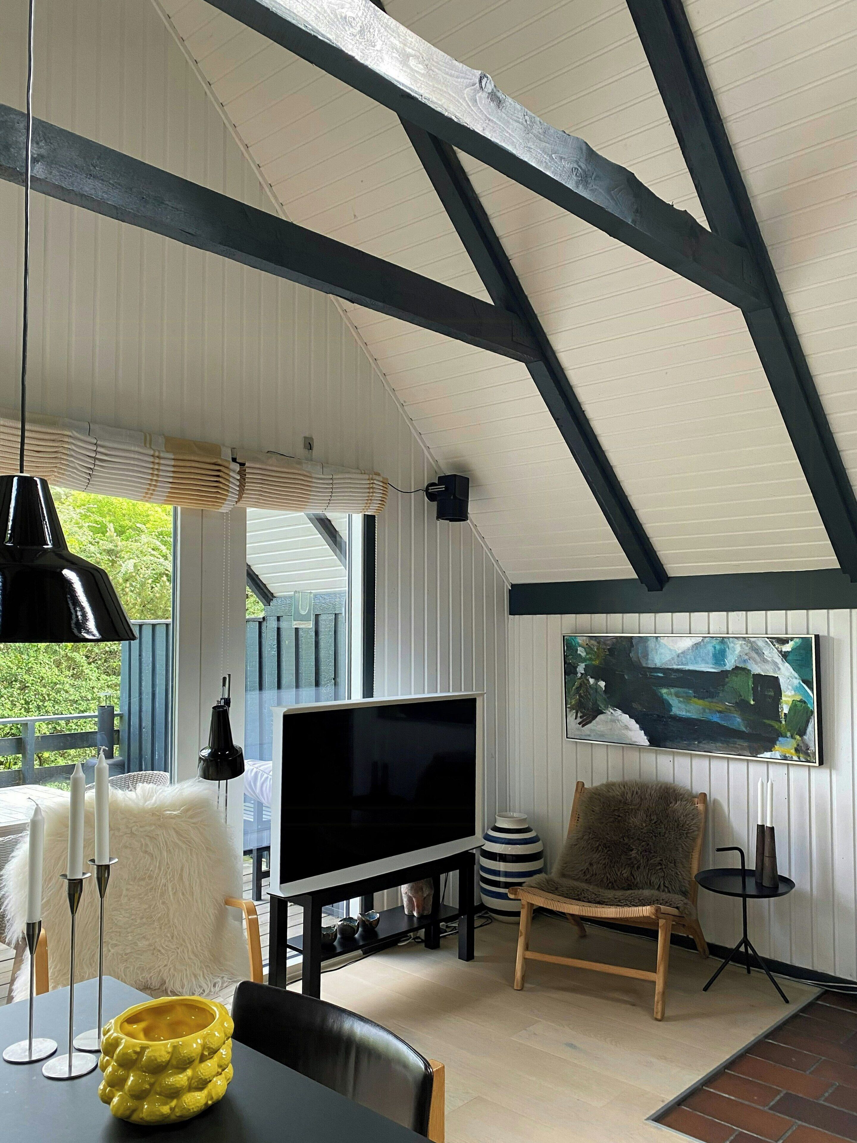 Fernseher, Kamin