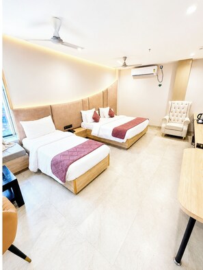Standard Triple Room, Air conditioning | Hypo-allergenic bedding, desk, soundproofing, free WiFi - Premium Hotel The Cos-Mos  (Bhubaneshwar)