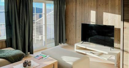 Newly built apartment with mountain views