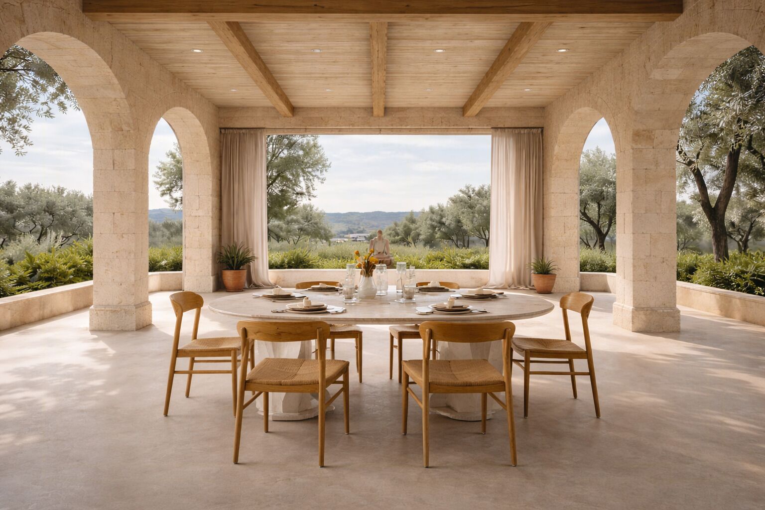 Outdoor dining