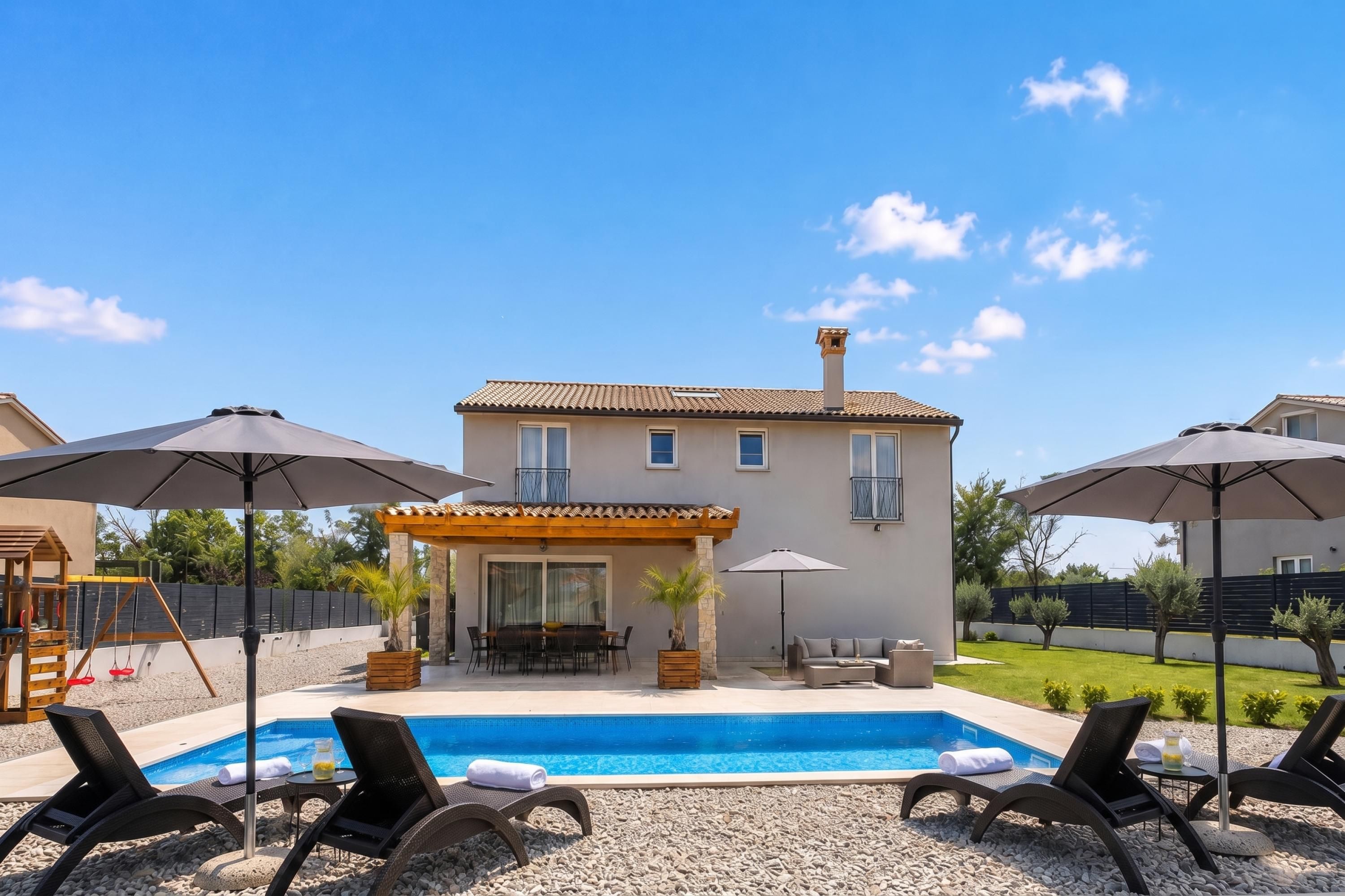 Family Villa, 5 Bedrooms, Fireplace (Villa Anastazija Family Retreat with) | Outdoor pool | Seasonal outdoor pool
