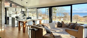 Maison idyllique et moderne avec vue sur le Lammefjord