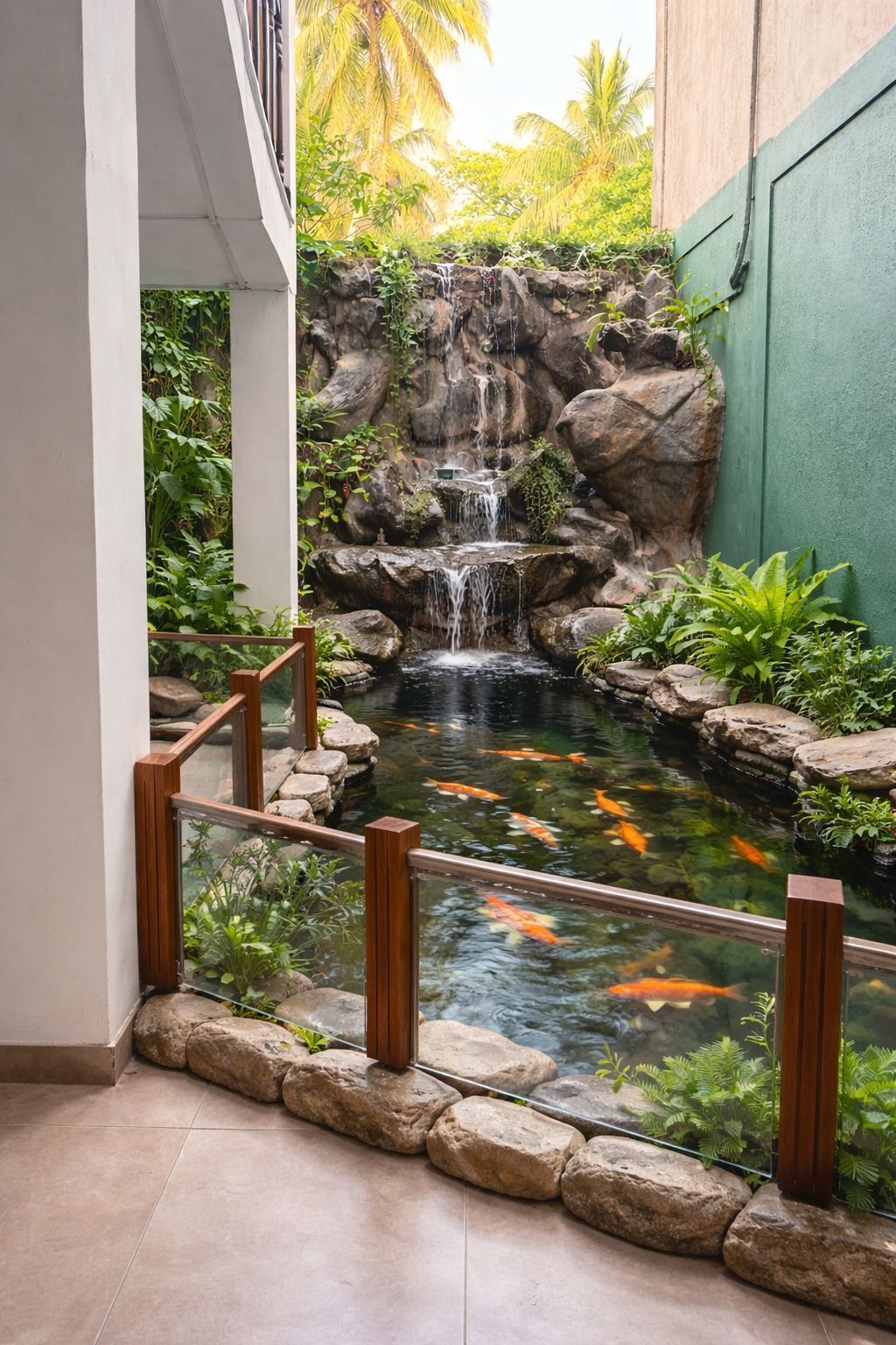Piscina all'aperto, lettini