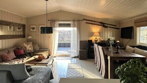 Living area - Mountain Cabin with Magical Views at Dagalifjell (Uvdal)