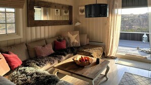 Living area - Mountain Cabin with Magical Views at Dagalifjell (Uvdal)