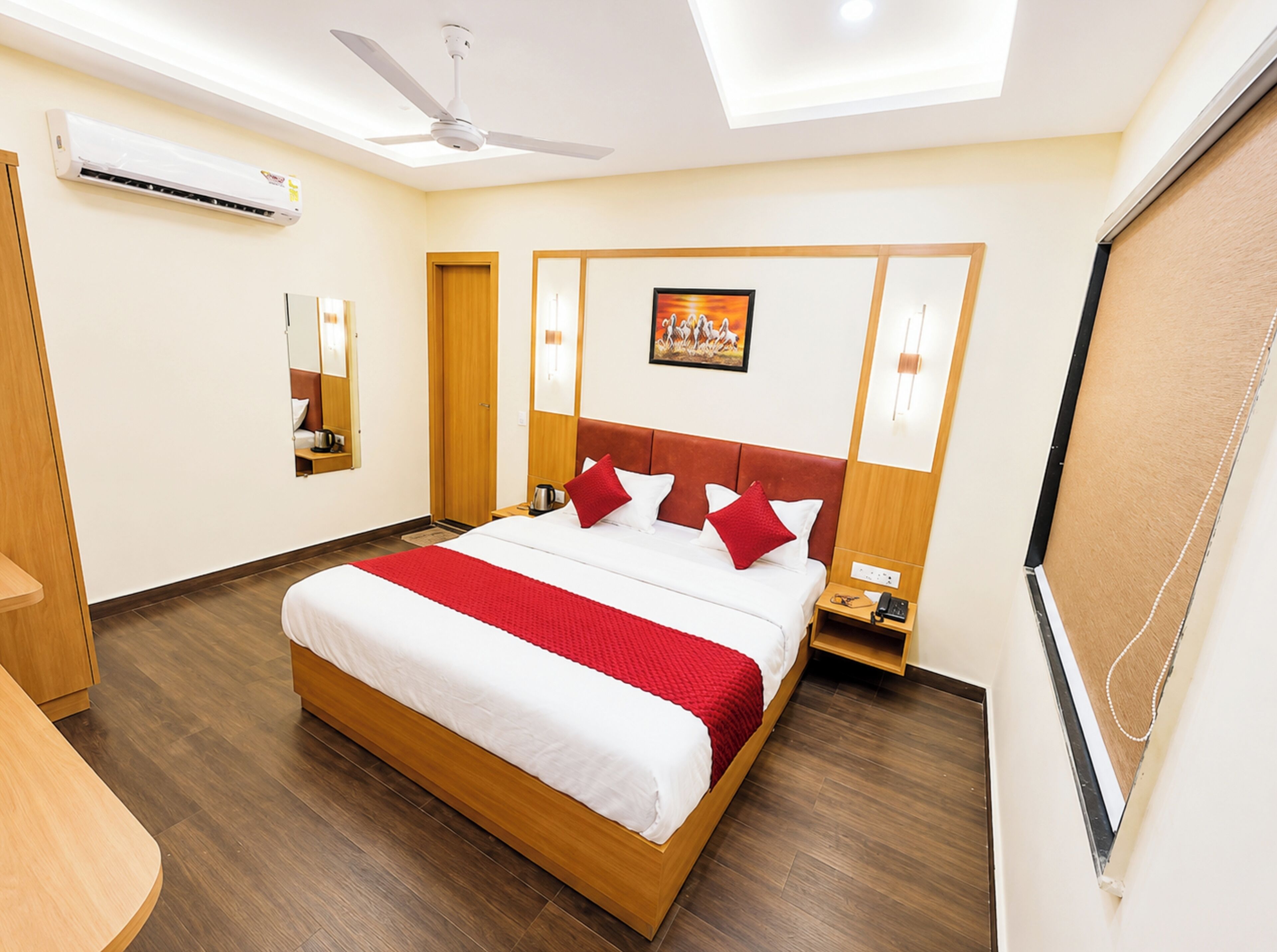 Chambre Double Deluxe, climatisation | Literie hypoallergénique, bureau, chambres insonorisées, Wi-Fi gratuit