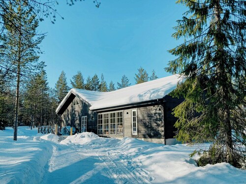 Spacious mountain cabin among birches in Vemdalen