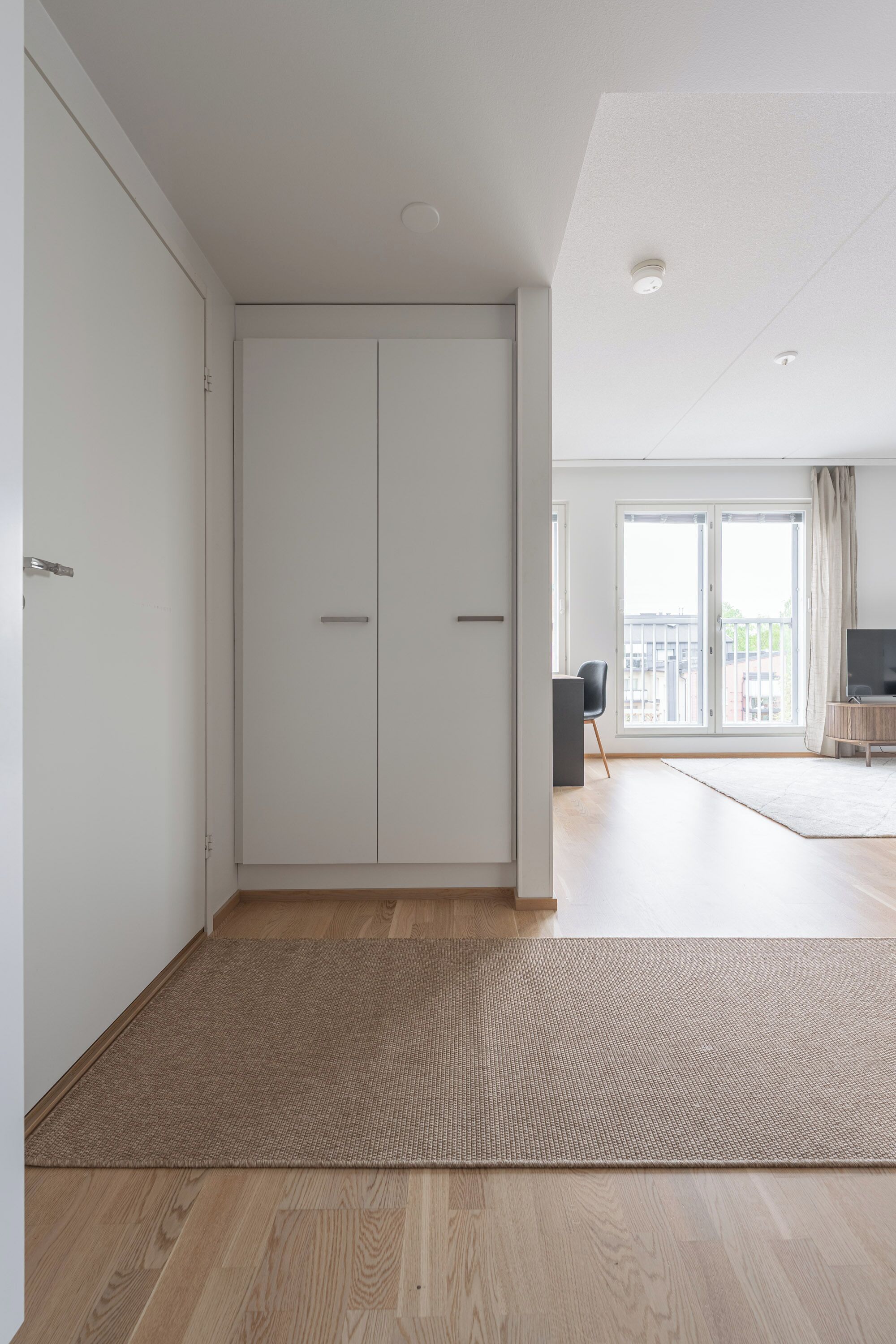 Apartament Comfort, 2 dormitoris, sauna | Escriptori, espai de treball apte per a portàtils i cortines opaques 