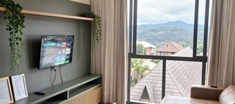 Apartment with a beautiful view of the Serra Valley.