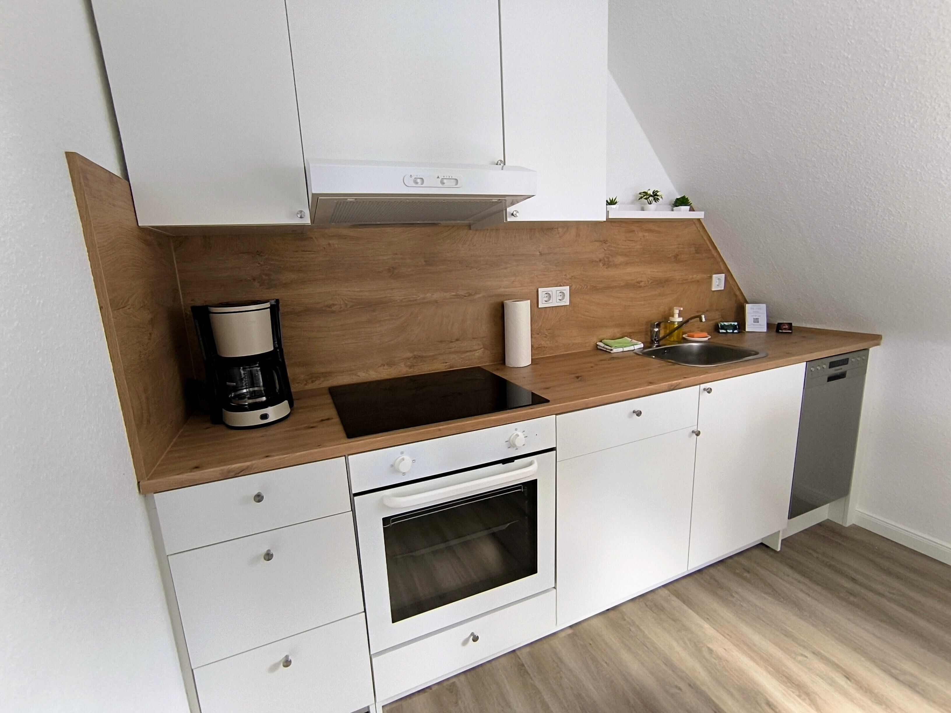 Kühlschrank, Ofen, Herdplatte, Geschirrspüler
