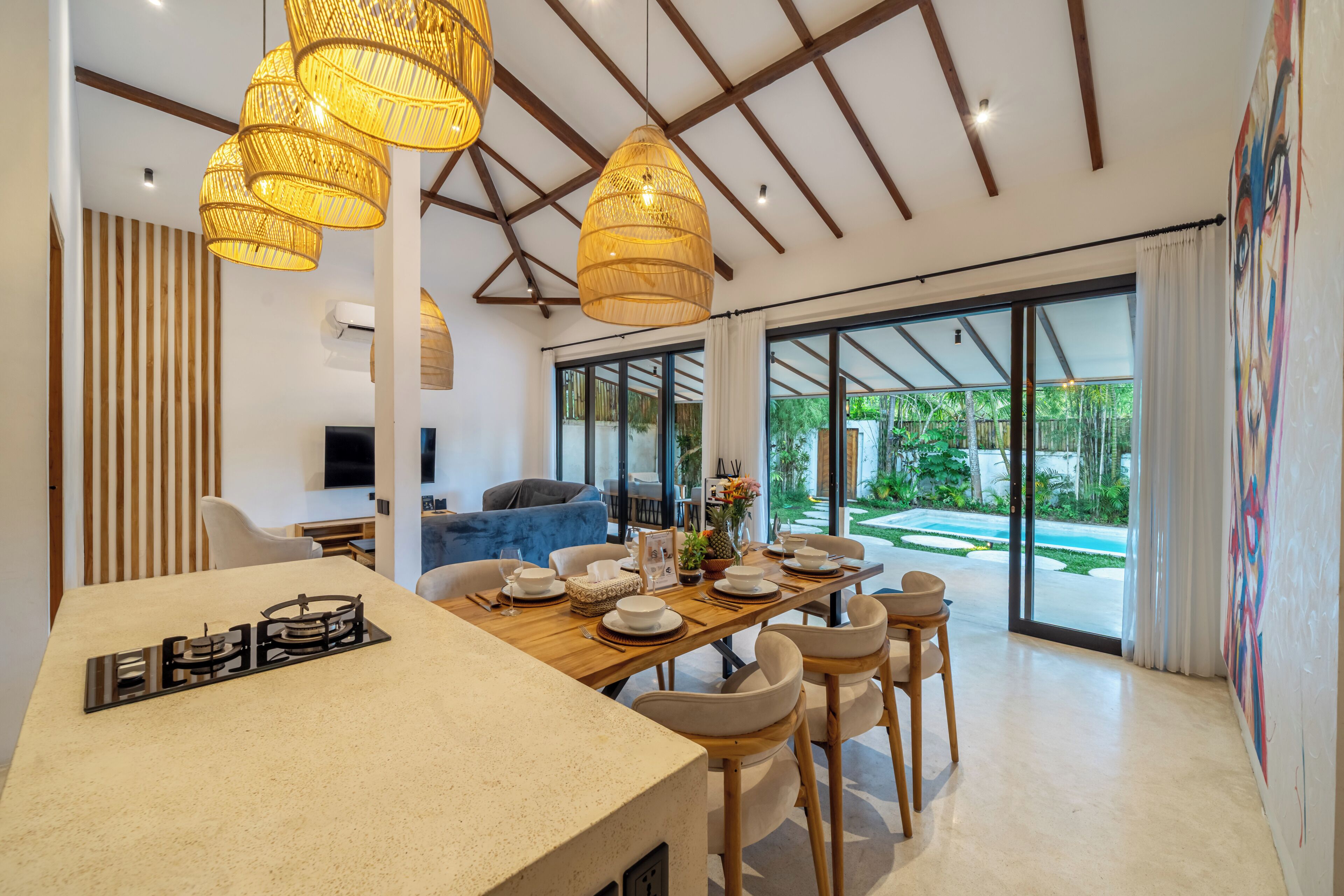 Villa Luxury, vista piscina | Interni