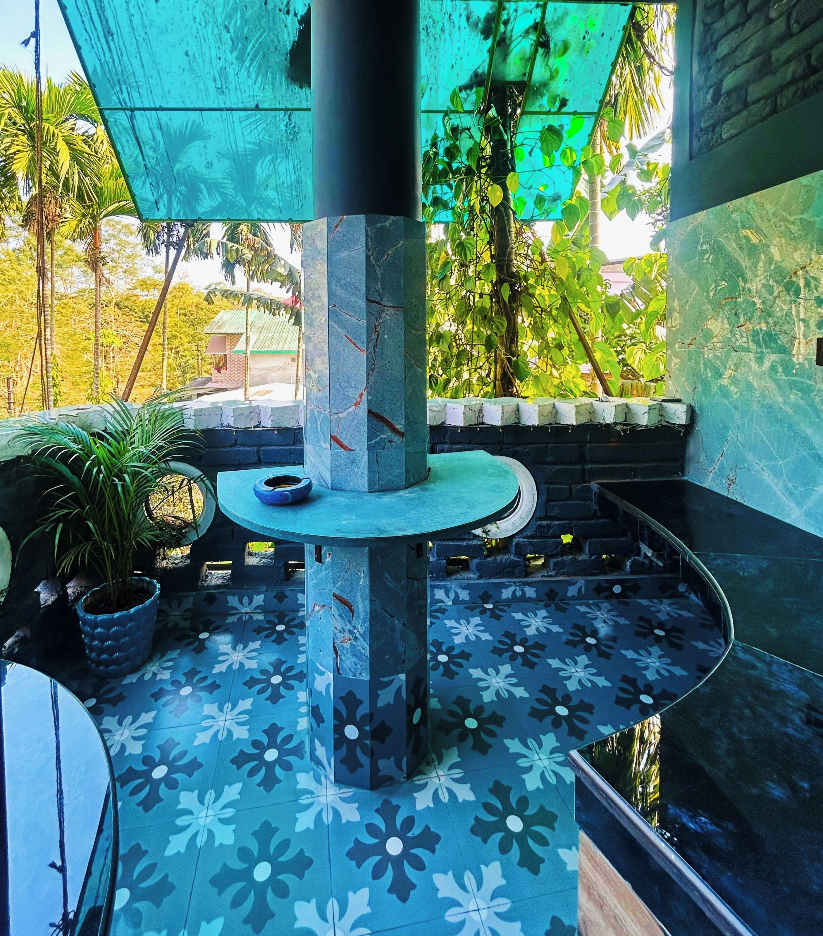 Superior Quadruple Room, Garden View | Terrace/patio