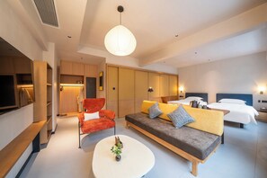 Phòng đôi hoặc 2 giường đơn Grand, nhiều giường | Bộ trải giường bằng vải cotton Ai Cập, bộ đồ giường cao cấp 