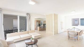 Villa, 4 Bedrooms, Private Pool, Garden View | Living room