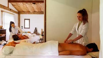 Aromaterapia, massagens com pedras quentes