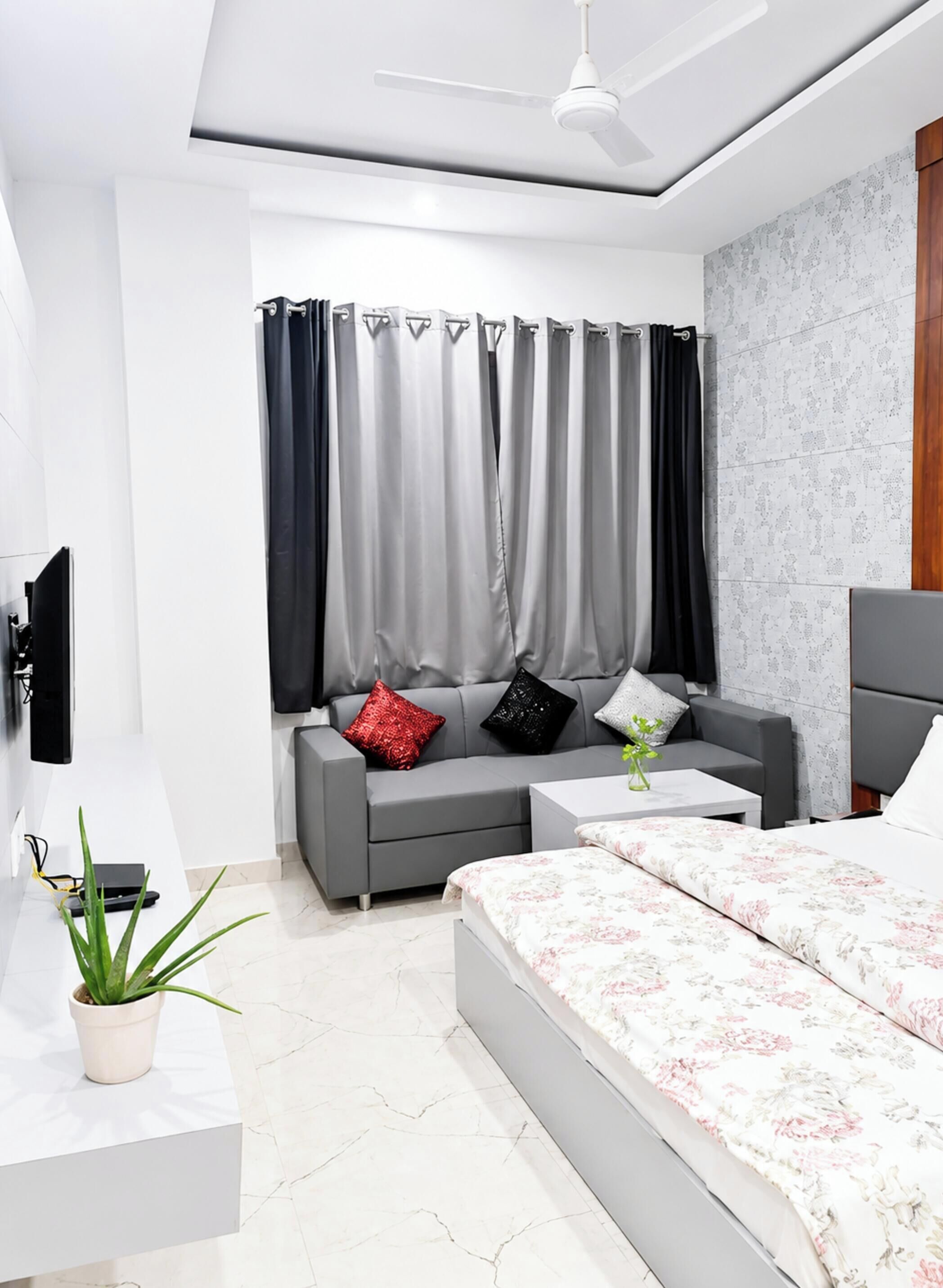 Deluxe Double Room, Multiple Beds, Air conditioning | View from room