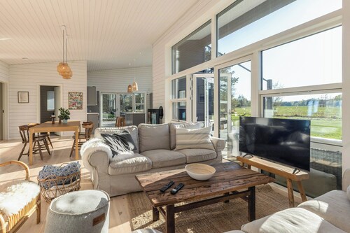 Modern summer house with private forest in Vejby