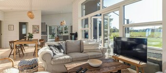 Modern summer house with private forest in Vejby