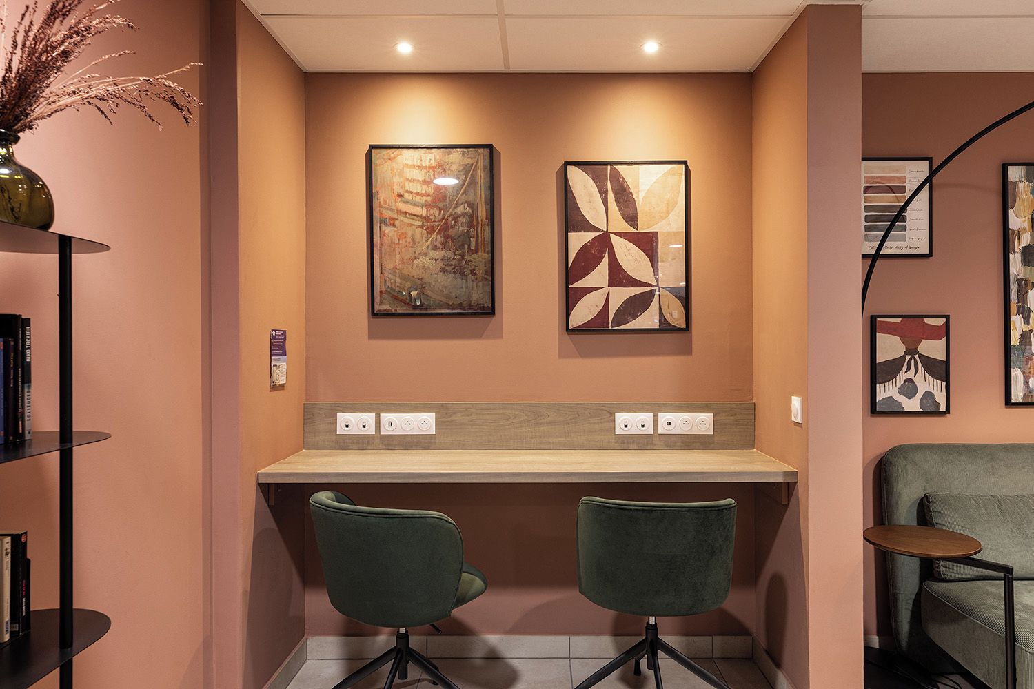 Lobby sitting area